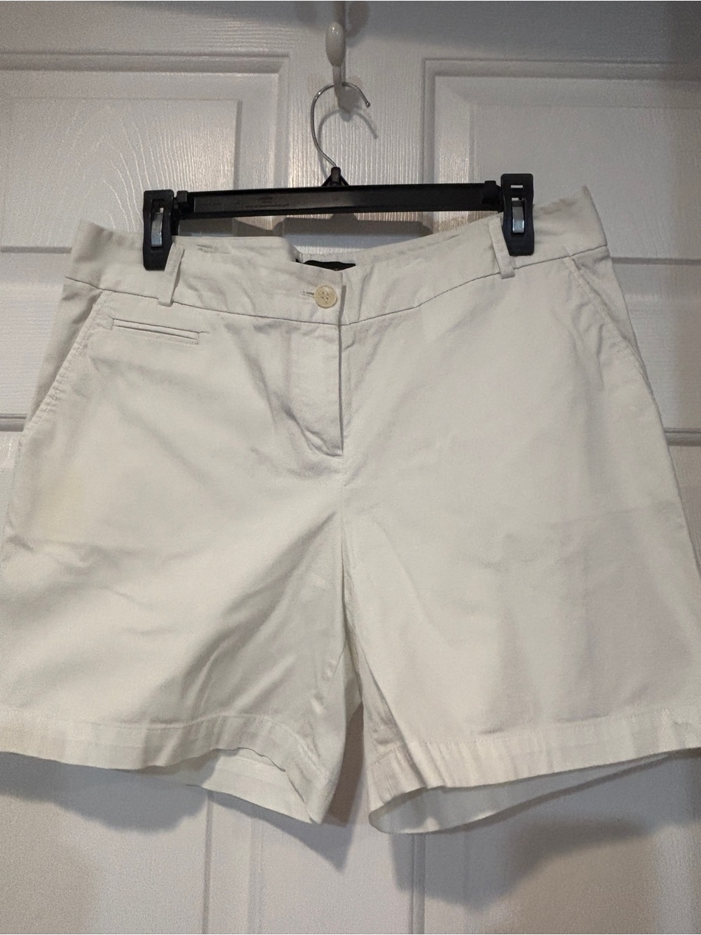 Talbots Cream Chino Bermuda Shorts